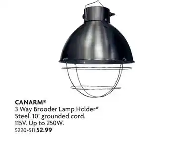Home Hardware 3-Way Brooder Lamp Holder* Steel offer