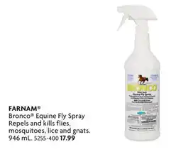 Home Hardware Bronco Equine Fly Spray Repels and kills flies, mosquitoes, lice and gnats offer