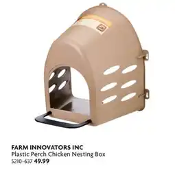 Home Hardware Plastic Perch Chicken Nesting Box offer