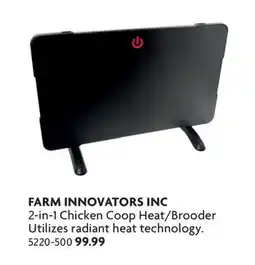 Home Hardware 2-in-1 Chicken Coop Heat/Brooder Utilizes radiant heat technology offer