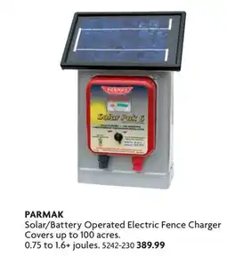 Home Hardware Solar/Battery Operated Electric Fence Charger offer