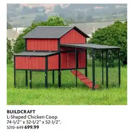 Home Hardware L-Shaped Chicken Coop offer