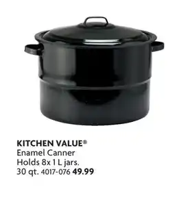 Home Hardware Enamel Canner Holds 8x 1 L jars offer