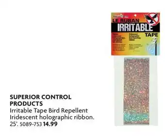 Home Hardware Irritable Tape Bird Repellent offer