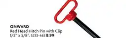 Home Hardware Red Head Hitch Pin with Clip offer