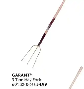 Home Hardware 3 Tine Hay Fork offer