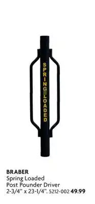 Home Hardware Spring Loaded Post Pounder Drive offer