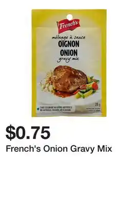 Dollarama French's Onion Gravy Mix offer
