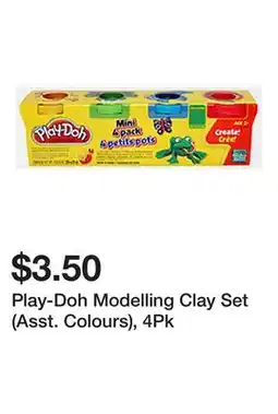 Dollarama Play-Doh Modelling Clay Set (Asst. Colours), 4Pk offer