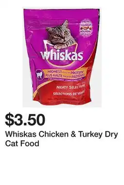 Dollarama Whiskas Chicken & Turkey Dry Cat Food offer