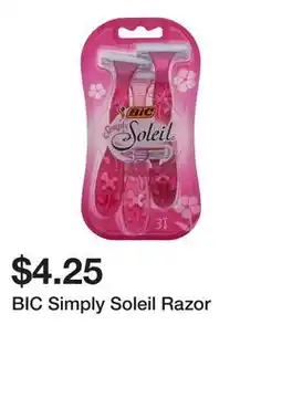 Dollarama BIC Simply Soleil Razor offer