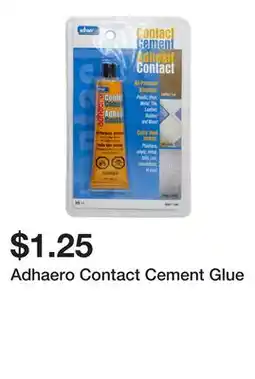 Dollarama Adhaero Contact Cement Glue offer