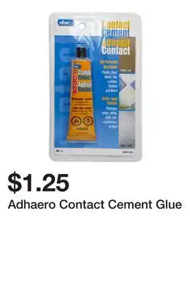 Dollarama Adhaero Contact Cement Glue offer
