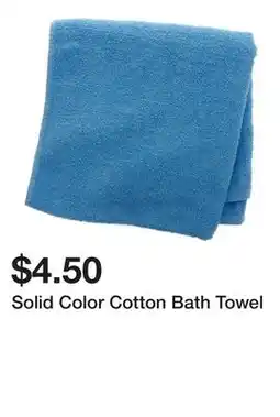 Dollarama Solid Color Cotton Bath Towel offer