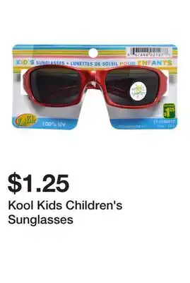 Dollarama Kool Kids Children's Sunglasses offer