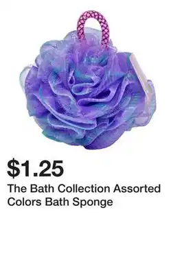 Dollarama The Bath Collection Assorted Colors Bath Sponge offer