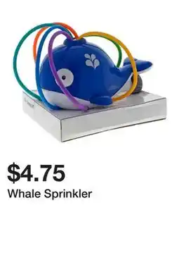 Dollarama Whale Sprinkler offer