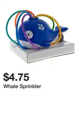 Dollarama Whale Sprinkler offer