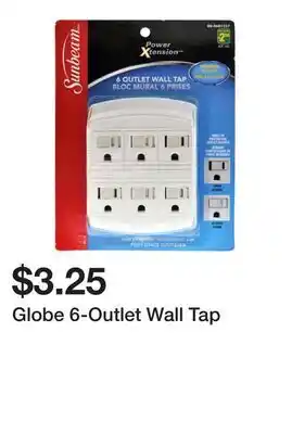 Dollarama Globe 6-Outlet Wall Tap offer