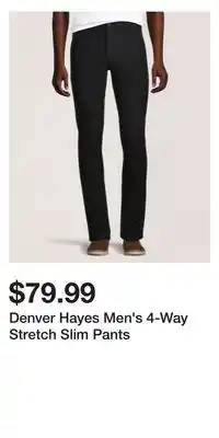 Mark's Denver Hayes Men's 4-Way Stretch Slim Pants offer