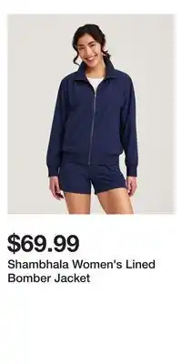 Mark's Shambhala Women's Lined Bomber Jacket offer