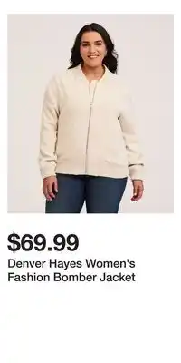 Mark's Denver Hayes Women's Fashion Bomber Jacket offer