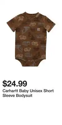 Mark's Carhartt Baby Unisex Short Sleeve Bodysuit offer