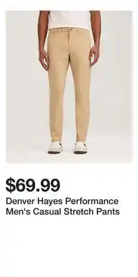 Mark's Denver Hayes Performance Men's Casual Stretch Pants offer