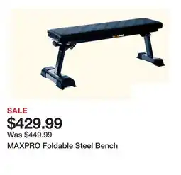 TSC Stores MAXPRO Foldable Steel Bench offer