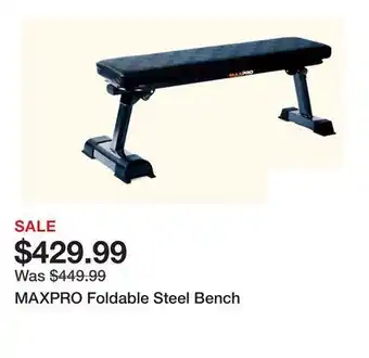 TSC Stores MAXPRO Foldable Steel Bench offer