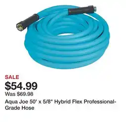 TSC Stores Aqua Joe 50' x 5/8 Hybrid Flex Professional-Grade Hose offer