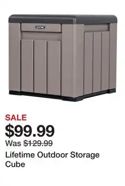 TSC Stores Lifetime Outdoor Storage Cube offer