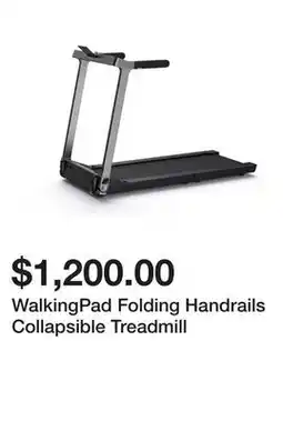 TSC Stores WalkingPad Folding Handrails Collapsible Treadmill offer