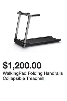 TSC Stores WalkingPad Folding Handrails Collapsible Treadmill offer