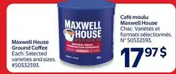 Walmart Maxwell House Ground Coffee offer
