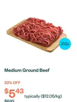 Voilà Medium Ground Beef offer