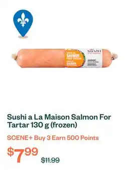Voilà Sushi a La Maison Salmon For Tartar 130 g (frozen) offer