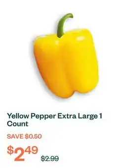 Voilà Yellow Pepper Extra Large 1 Count offer