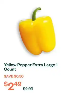 Voilà Yellow Pepper Extra Large 1 Count offer