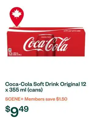 Voilà Coca-Cola Soft Drink Original 12 x 355 ml (cans) offer