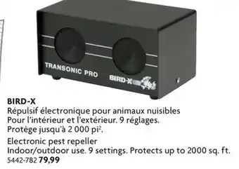Home Hardware Electronic. pest repeller Indoor/outdoor use. 9 settings offer