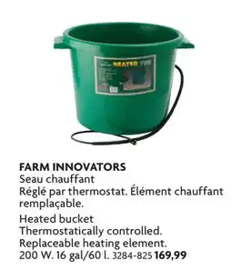 Home Hardware Heated bucket Thermostatically controlled. Replaceable heating element offer