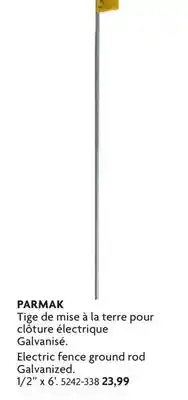 Home Hardware Electrice fence ground roGalvanized offer