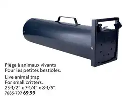 Home Hardware Live animal traForp small critters offer