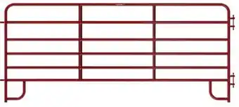Home Hardware 6-bars corral panel Rouge./Red. 12' offer