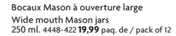 Home Hardware Bocaux Mason Standard offer
