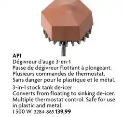 Home Hardware 3-in-l stock tank de-icer offer