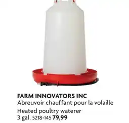 Home Hardware Heated poultry waterer 3 gal offer