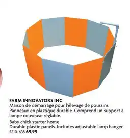 Home Hardware Baby chick starter home Durable plastic panels offer