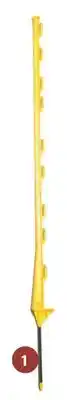 Home Hardware Bigfoot step-in electric poly posht 9 wire holders. Yellow or black. H offer